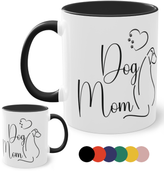 Tasse für Hundemamas in verschiedenen farben
